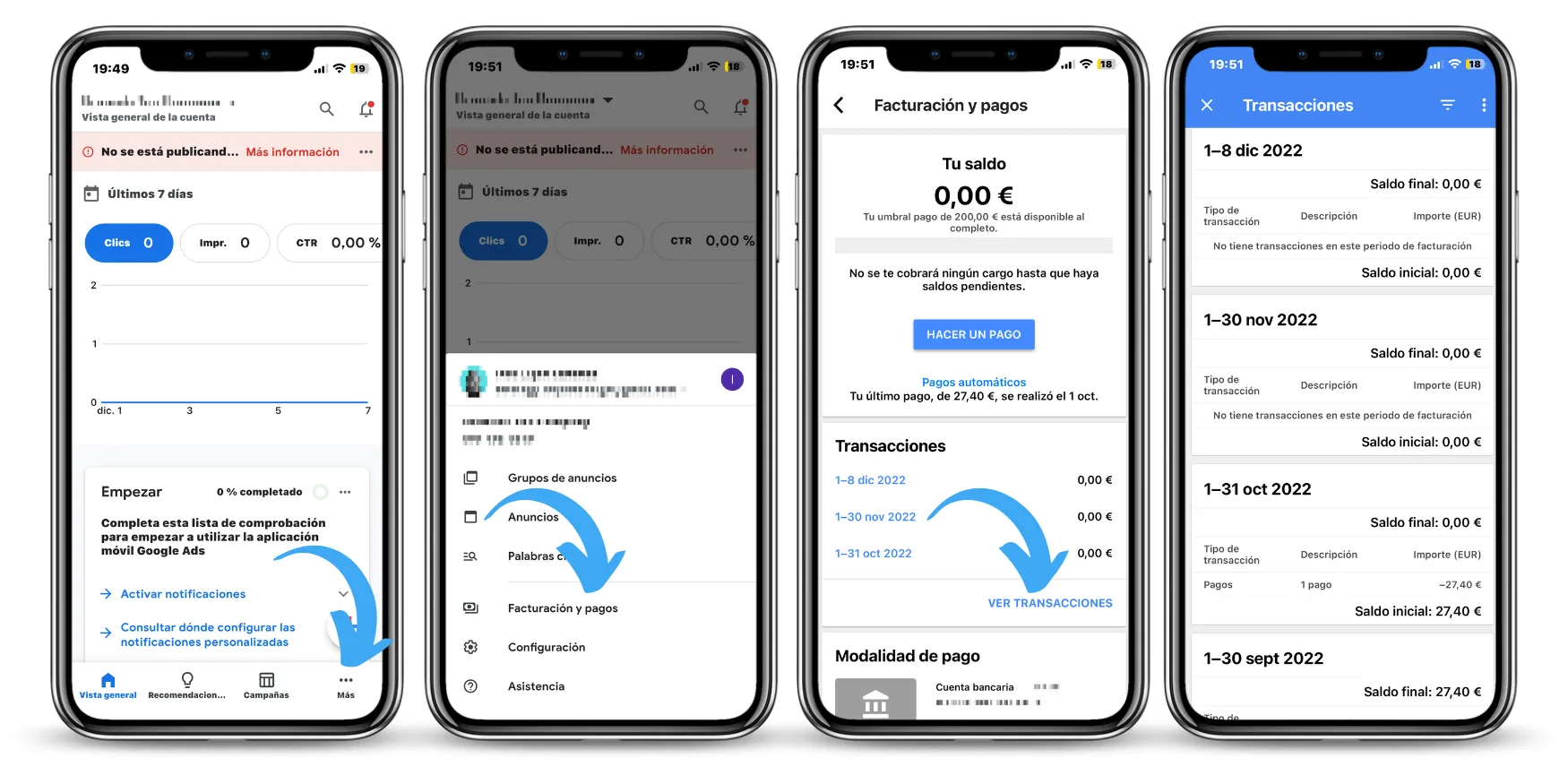 Pantallazo número 1 de Google, artículo google ads · Captura de WJD