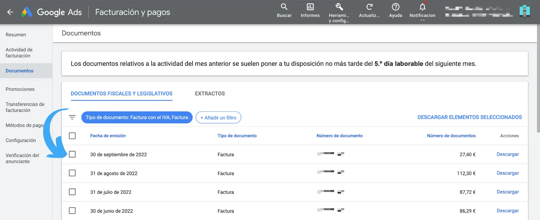 Pantallazo número 5 de Google, artículo google ads · Captura de WJD